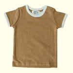 LUCY LUE ORGANICS retro organic ss top | caramel - Everetts Place Boutique - 