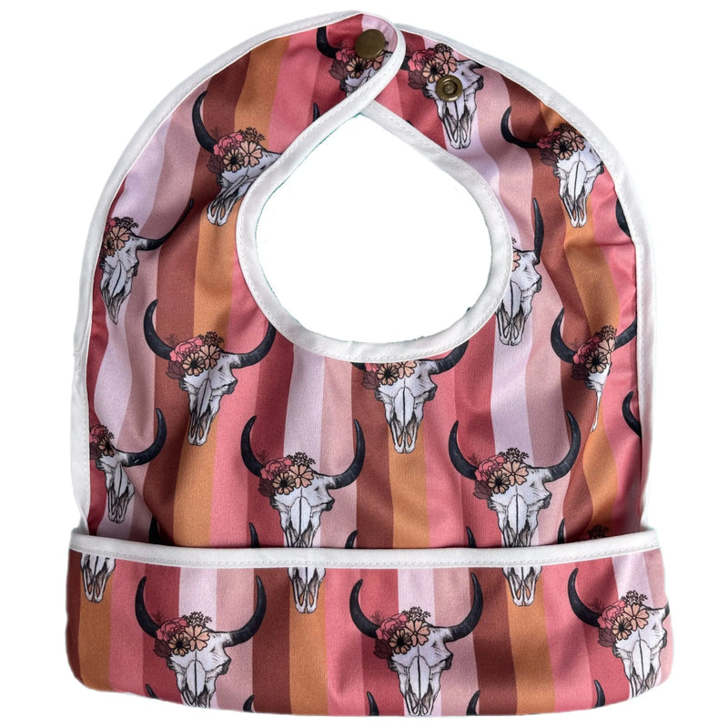Retro Stripe Steerhead - The Flip Bib - Everetts Place: Online Boutique