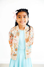 Mila & Rose ® Retro Unicorns Satin Jacket - 