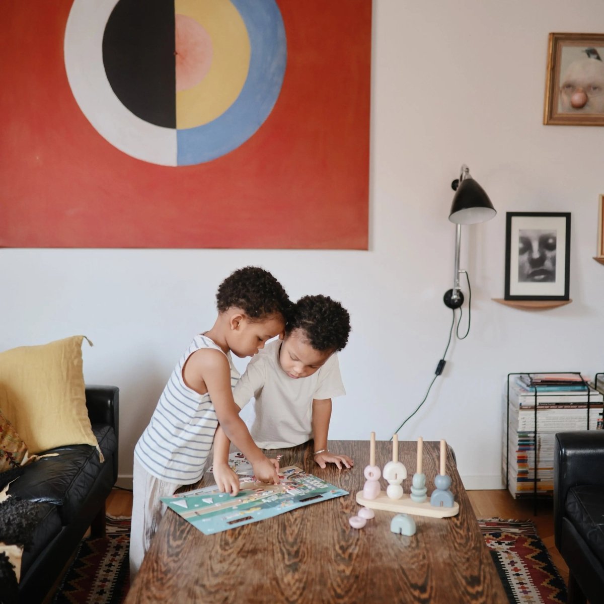 Mushie Reusable Race Car Sticker Set for Imaginative Play and Storytelling - 