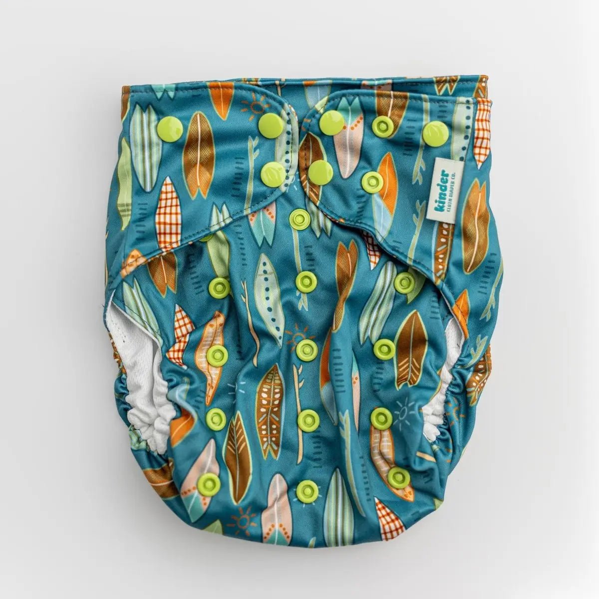 Kinder Cloth Diaper Co. Reusable Swim Diapers with Athletic Wicking Jersey (7 - 60lbs) - 