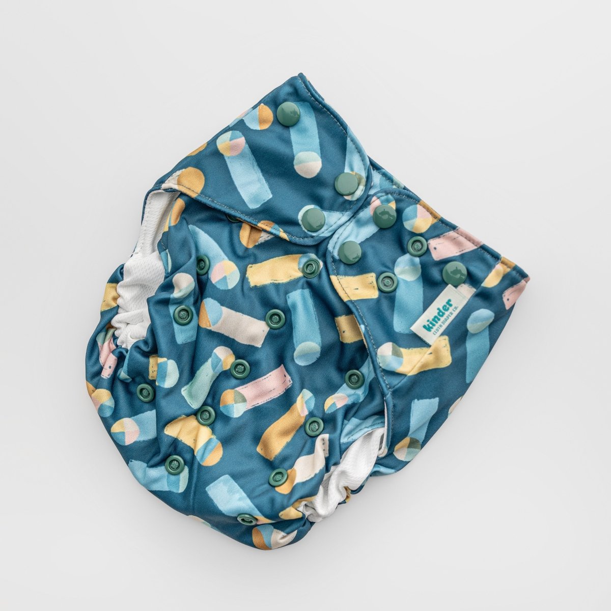 Kinder Cloth Diaper Co. Reusable Swim Diapers with Athletic Wicking Jersey (7 - 60lbs)