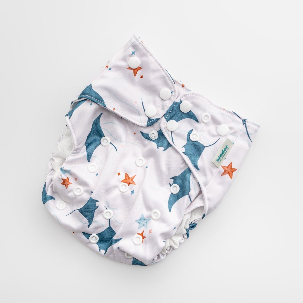 Kinder Cloth Diaper Co. Reusable Swim Diapers with Athletic Wicking Jersey (7 - 60lbs)