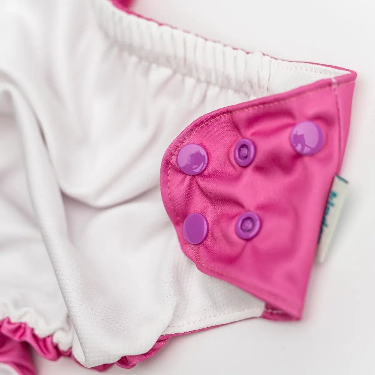 Kinder Cloth Diaper Co. Reusable Swim Diapers with Athletic Wicking Jersey (7 - 60lbs) - 