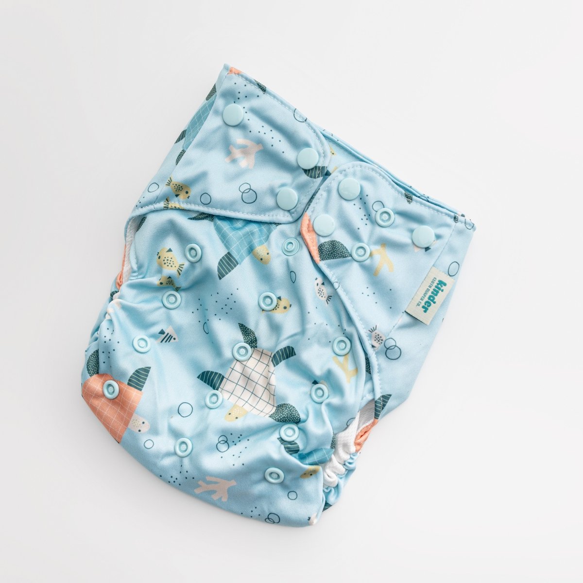 Kinder Cloth Diaper Co. Reusable Swim Diapers with Athletic Wicking Jersey (7 - 60lbs)