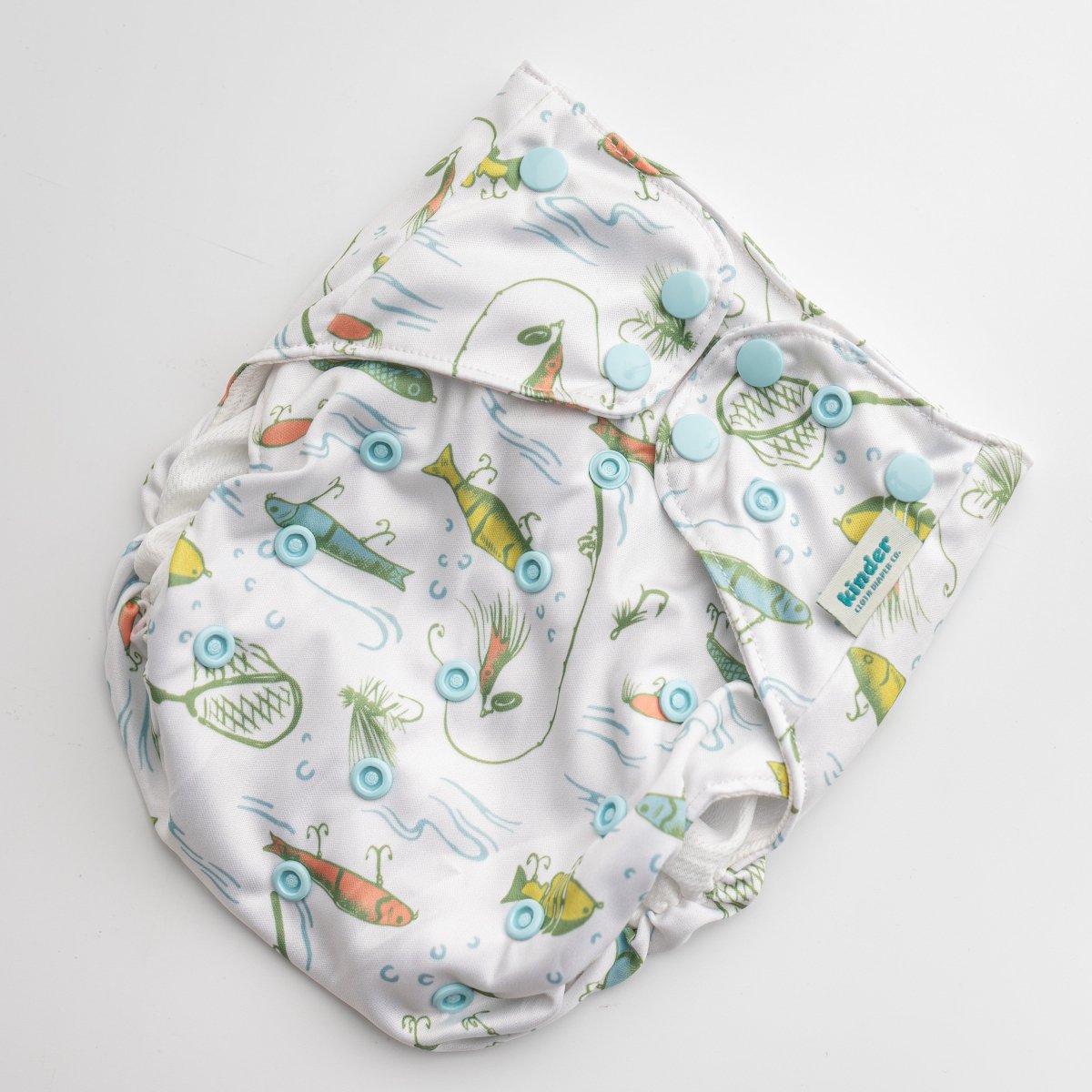 Kinder Cloth Diaper Co. Reusable Swim Diapers with Athletic Wicking Jersey (7 - 60lbs)