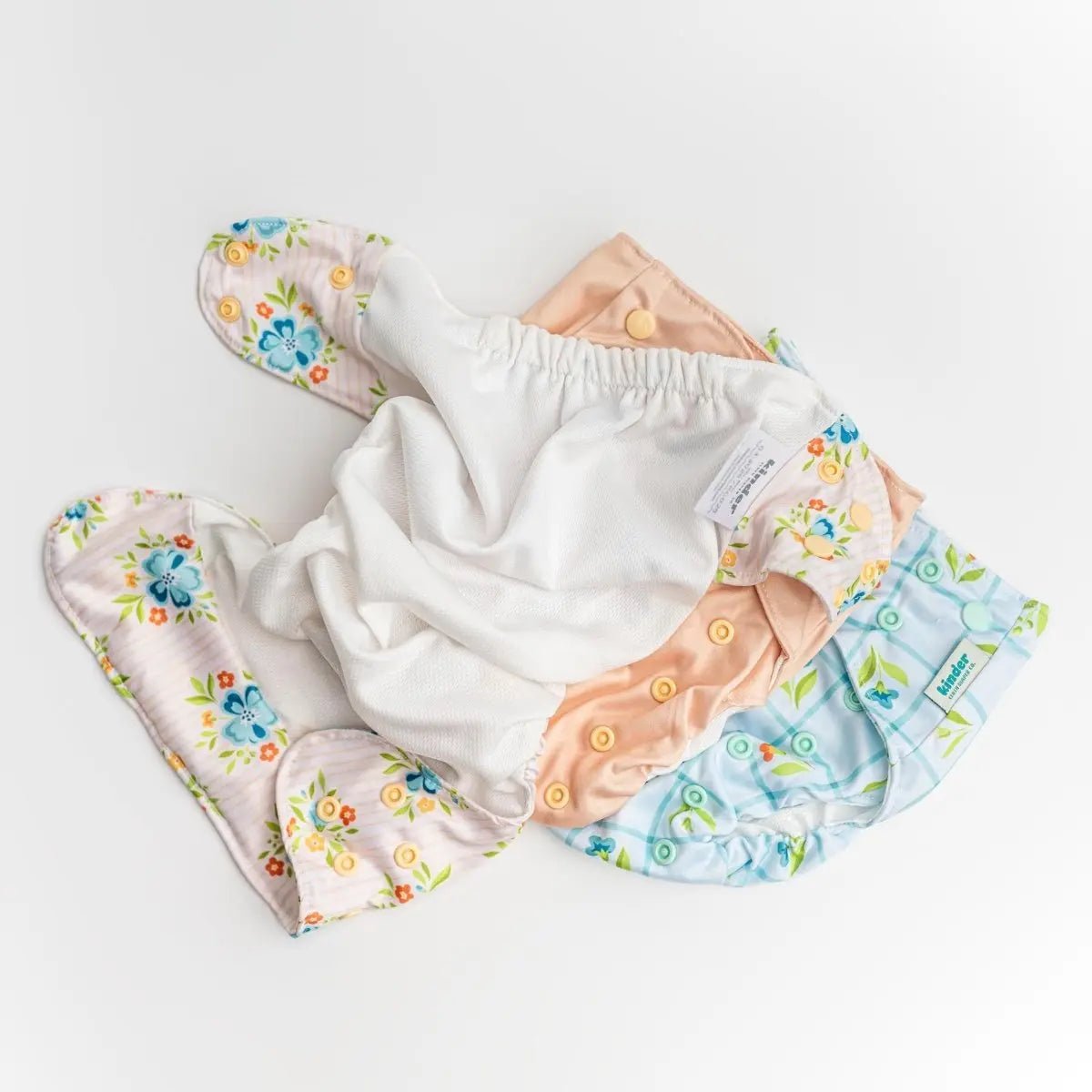 Kinder Cloth Diaper Co. Reusable Swim Diapers with Athletic Wicking Jersey (7 - 60lbs) - 