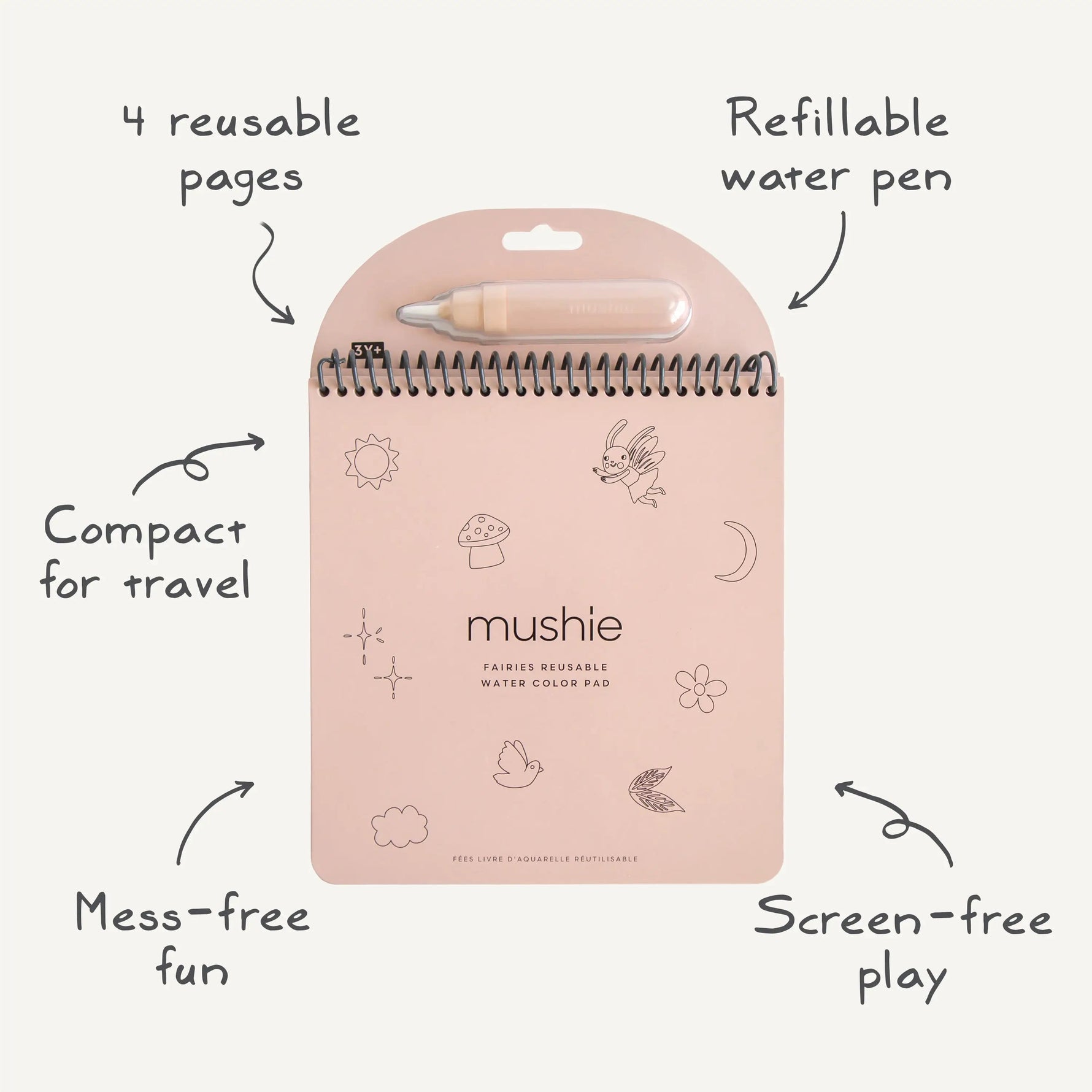 Mushie Reusable Water Color Pad - 