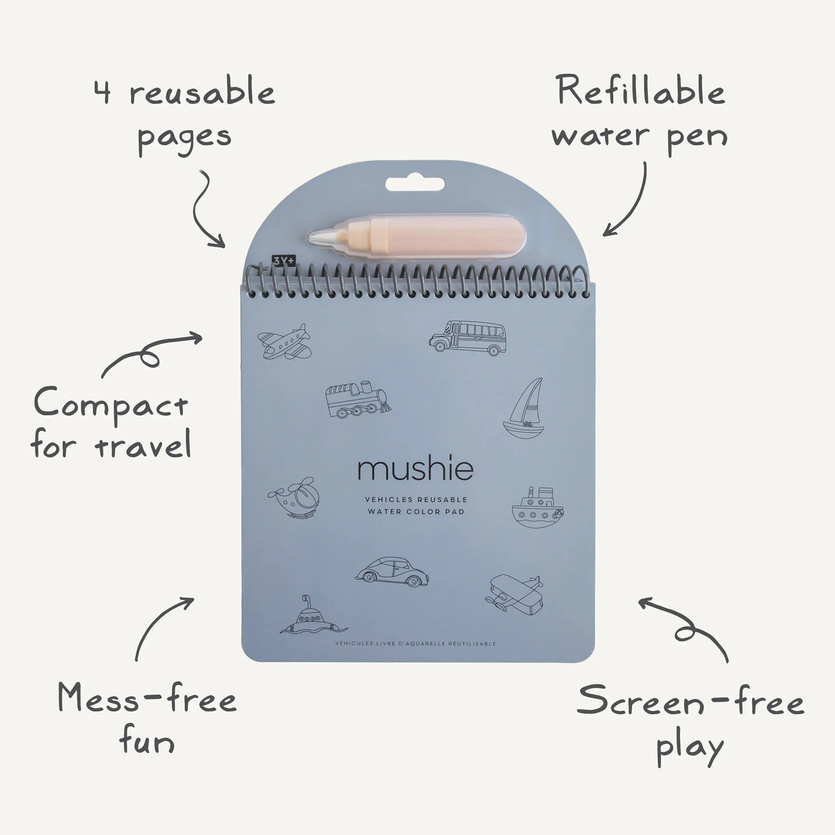 Mushie Reusable Water Color Pad - 