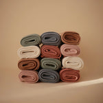 Mushie Ribbed Baby Blanket Made From Soft Organic Cotton - 