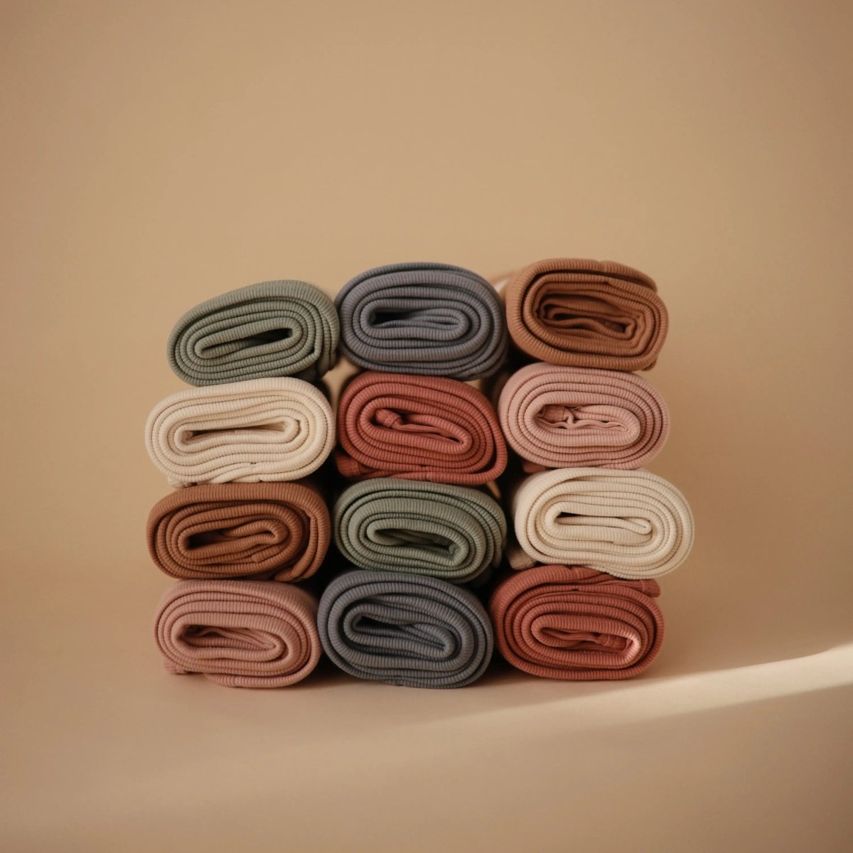 Mushie Ribbed Baby Blanket Made From Soft Organic Cotton - 