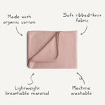 Mushie Ribbed Baby Blanket - 