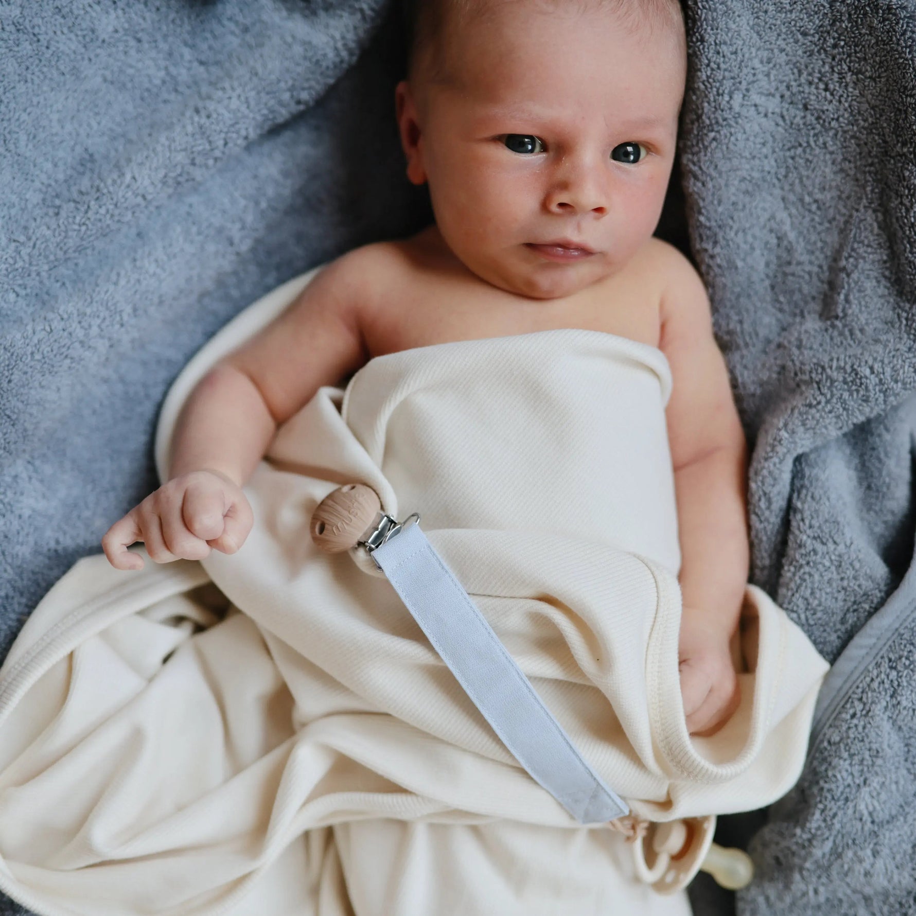 Mushie Ribbed Baby Blanket - 