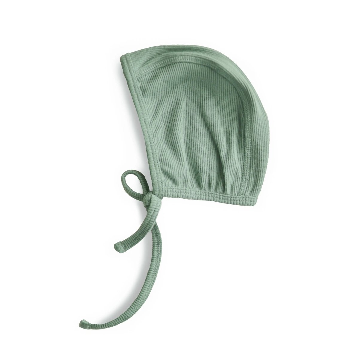 Mushie Ribbed Baby Bonnet Made with Organic Cotton for Warmth and Comfort - Everetts Place Boutique - 