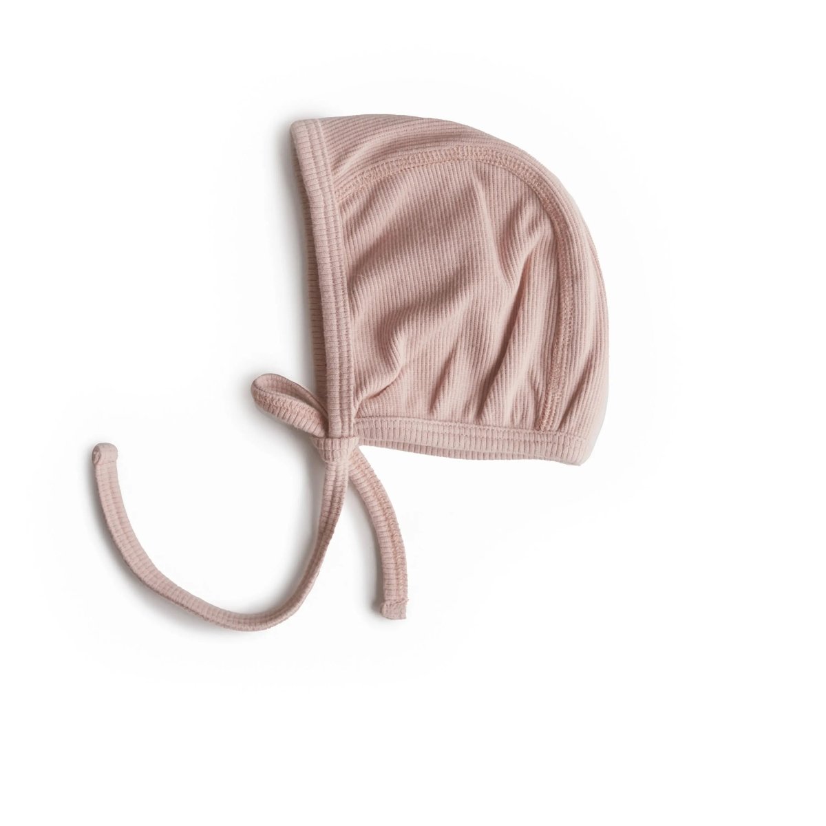 Mushie Ribbed Baby Bonnet Made with Organic Cotton for Warmth and Comfort - Everetts Place Boutique - 
