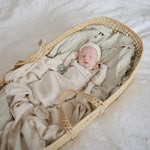 Mushie Ribbed Baby Bonnet Made with Organic Cotton for Warmth and Comfort - Everetts Place Boutique - 