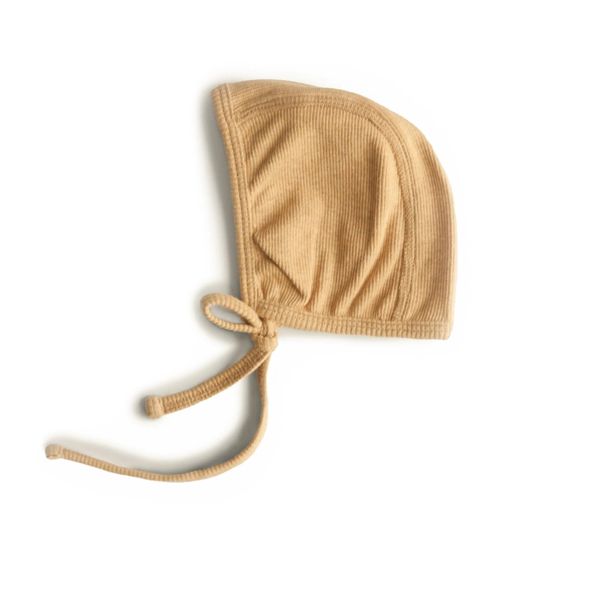 Mushie Ribbed Baby Bonnet Made with Organic Cotton for Warmth and Comfort - Everetts Place Boutique - 