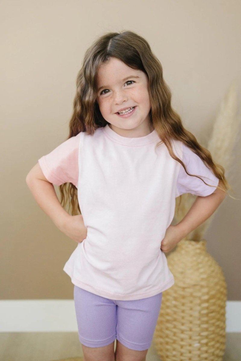 Little Joy Co. Ribbed Bamboo Bike Shorts for Babies and Toddlers Everyday - Everetts Place Boutique - 