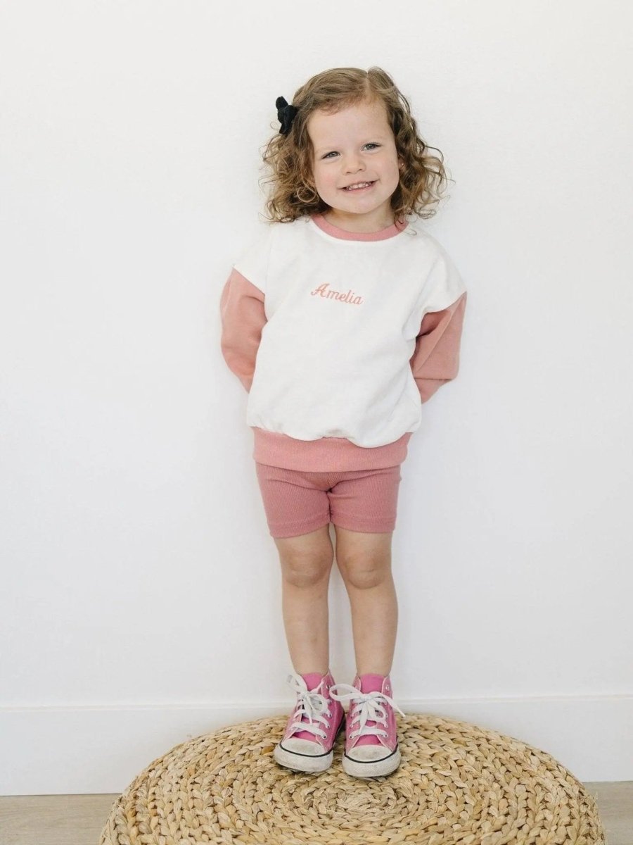 Little Joy Co. Ribbed Bamboo Bike Shorts for Babies and Toddlers Everyday - Everetts Place Boutique - 