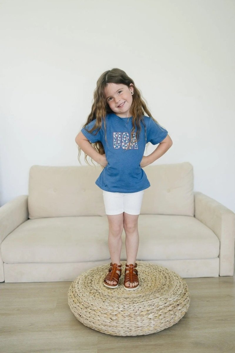 Little Joy Co. Ribbed Bamboo Bike Shorts for Babies and Toddlers Everyday - Everetts Place Boutique - 