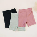Little Joy Co. Ribbed Bamboo Bike Shorts for Babies and Toddlers Everyday - Everetts Place Boutique - 