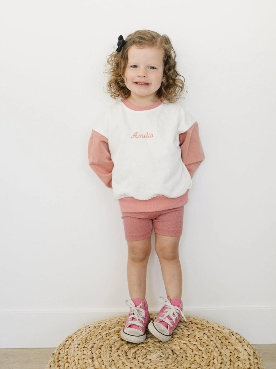 Little Joy Co. Ribbed Bamboo Bike Shorts for Babies and Toddlers Everyday - Everetts Place Boutique - 