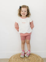 Little Joy Co. Ribbed Bamboo Bike Shorts for Babies and Toddlers Everyday - Everetts Place Boutique - 