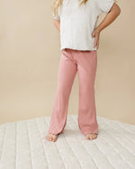 Little Joy Co. Ribbed Bamboo Flared Leggings For Babies 6 To 12 Months - Everetts Place Boutique - 