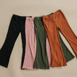 Little Joy Co. Ribbed Bamboo Flared Leggings - more colors - 