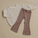 Little Joy Co. Ribbed Bamboo Flared Leggings - more colors - 