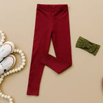 Little Joy Co. Ribbed Bamboo Leggings for Kids - Multiple Colors - 