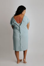 Three Little Tots Ribbed Blue Bird Labor and Delivery Nursing Hospital GownEveretts Place