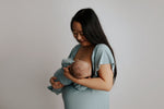 Three Little Tots Ribbed Blue Bird Labor and Delivery Nursing Hospital GownEveretts Place