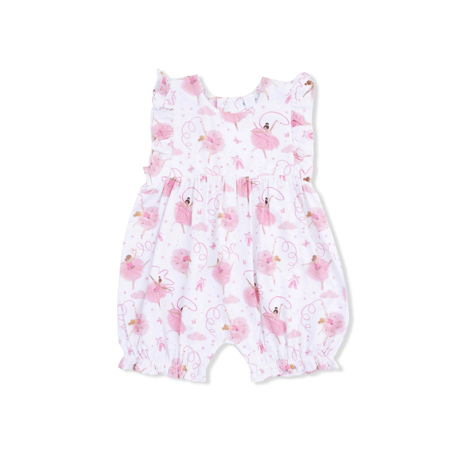 Angel Dear Ribbon Ballerinas - Ruffle Playsuit - 