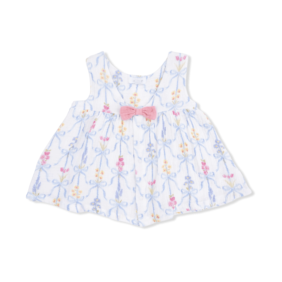 Angel Dear Ribbon Bouquets - Dress with Bow & Bloomer with Bow on Headband Set - 