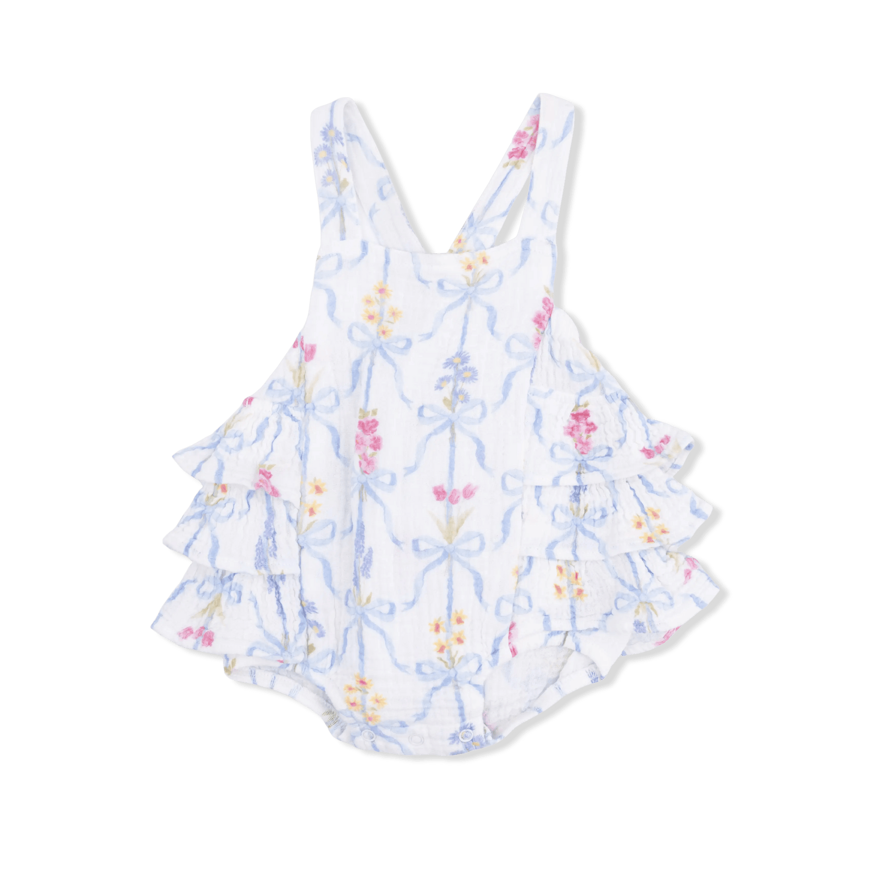 Angel Dear Ribbon Bouquets - Ruffle Sunsuit - 