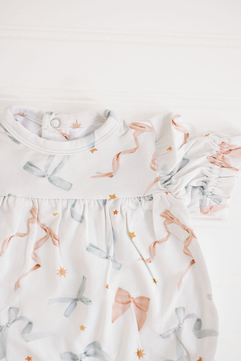 Hugga Babies Ribbon Bubble Romper - Everetts Place Boutique - 