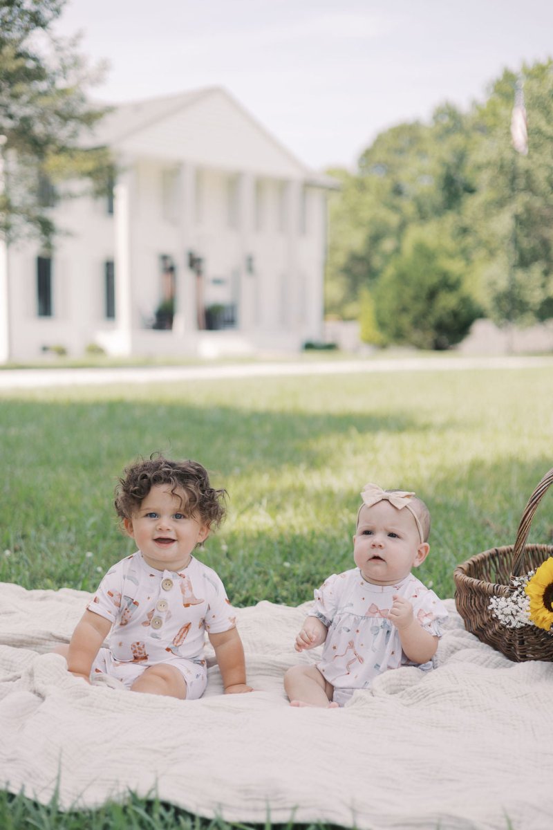 Hugga Babies Ribbon Bubble Romper - Everetts Place Boutique - 
