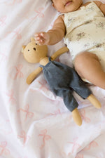 Little Mae & Co Ribbon Crib Quilted Blanket - 