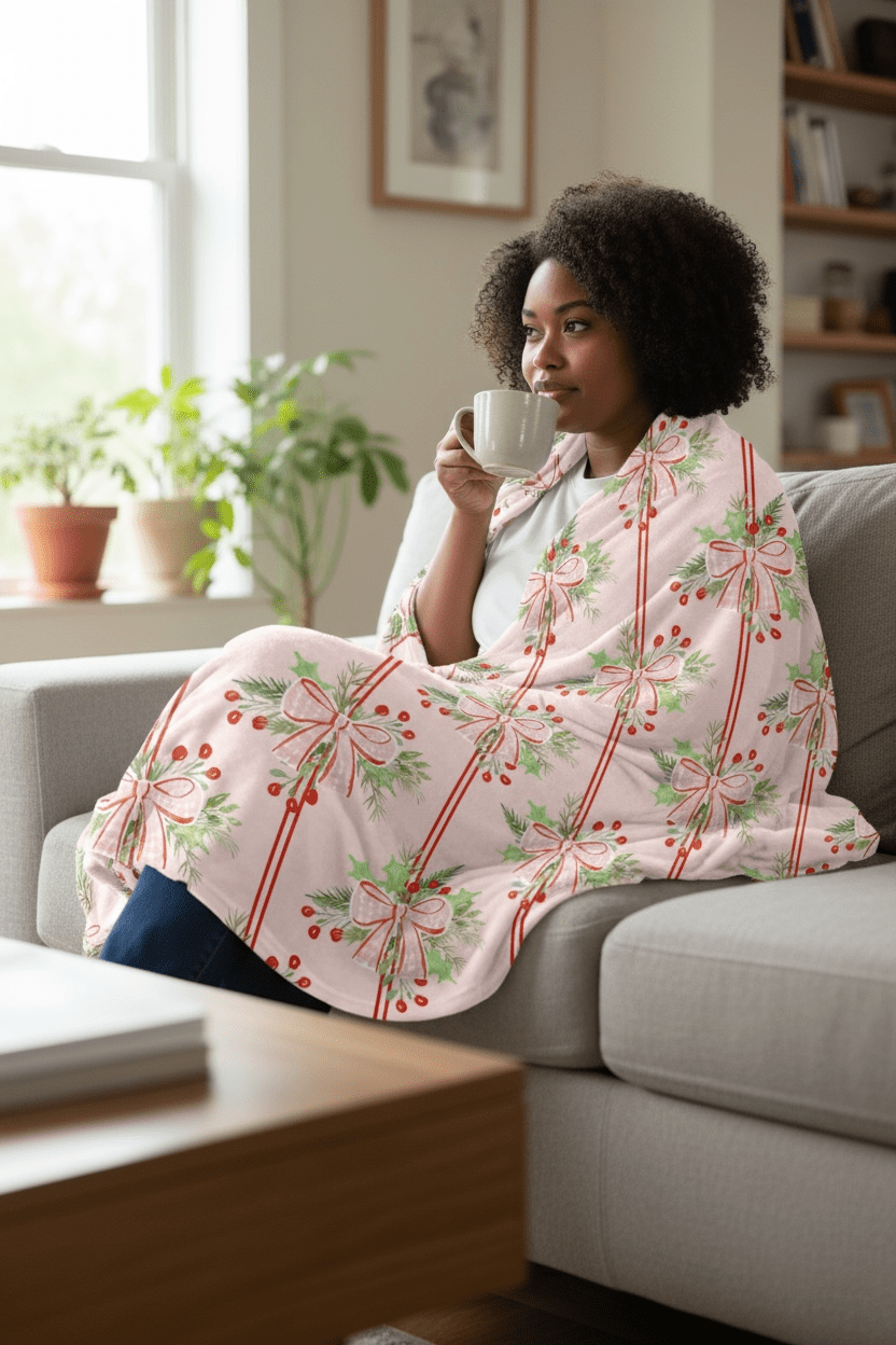 Dreamlet Ribbon & Holly (Dream Blanket) - 