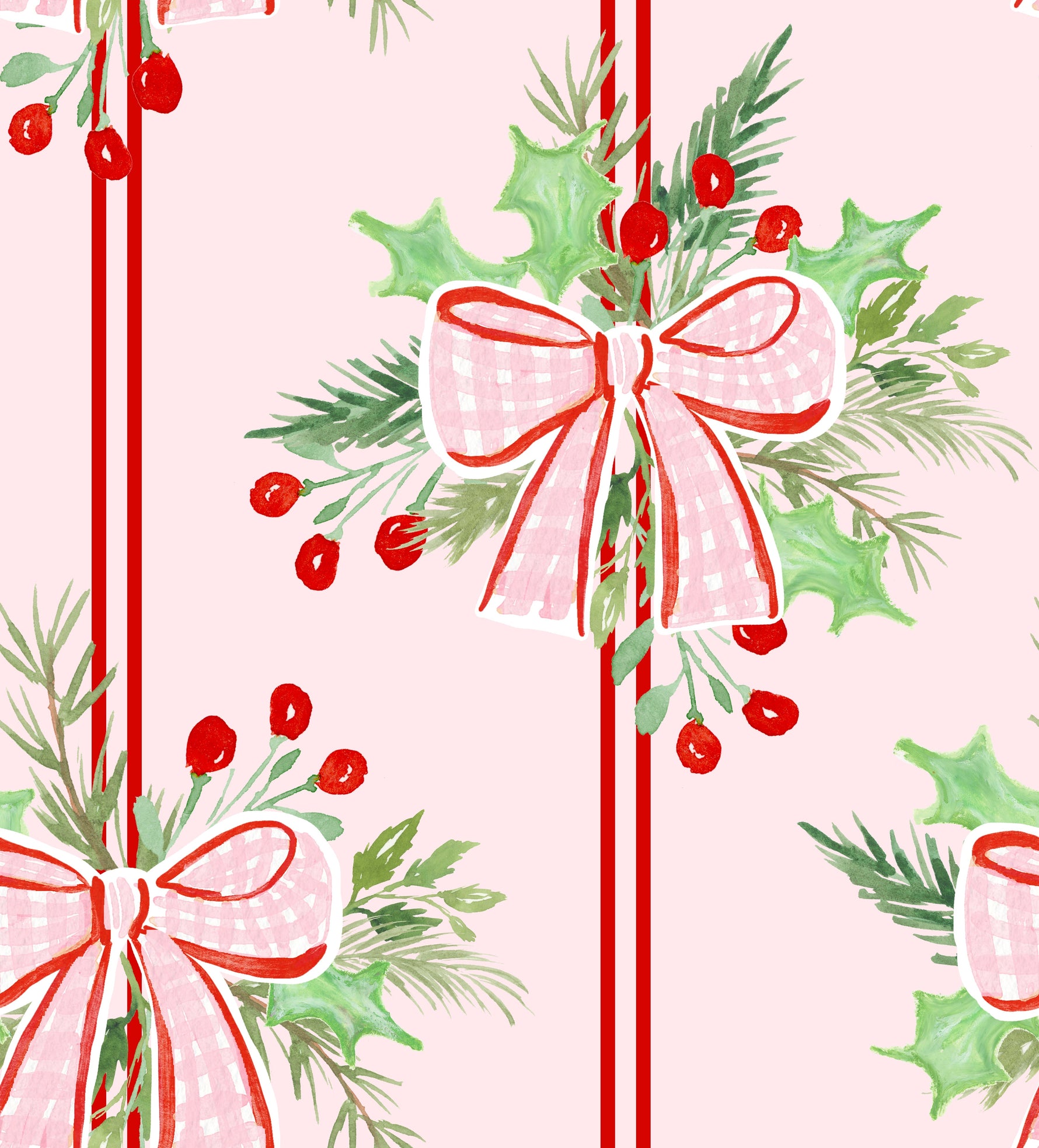 Dreamlet Ribbon & Holly (Twirl Dress) - 