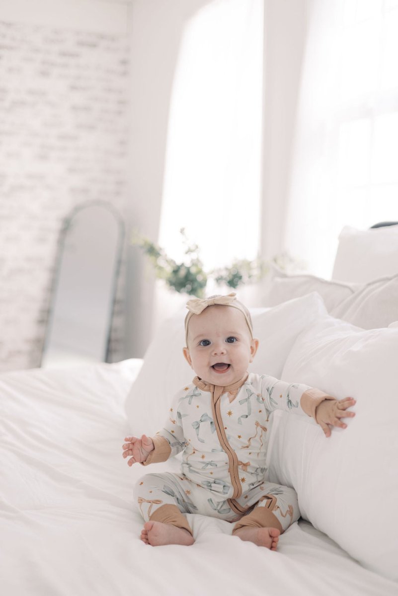 Hugga Babies Ribbon Zipper Lounger - Everetts Place Boutique - 