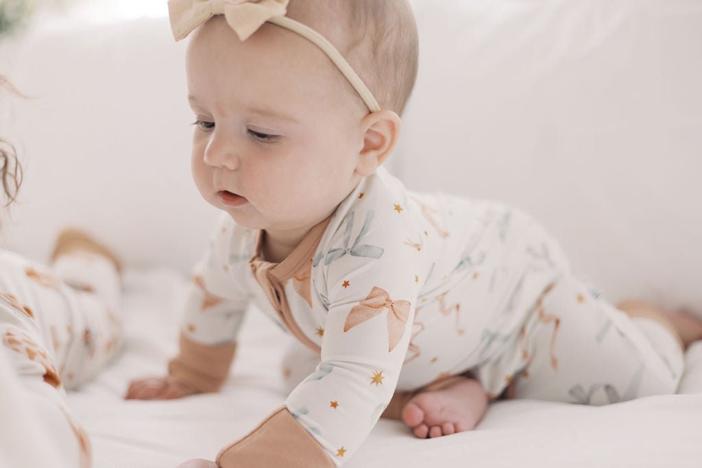 Hugga Babies Ribbon Zipper Lounger - Everetts Place Boutique - 