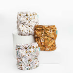 Floral: Essentials Pocket Cloth Diaper with Athletic Wicking Jersey, Grows with your Baby - Everetts Place Boutique -