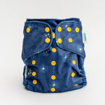 Patterned Lounger Pocket Cloth Diaper — Minky Fleece with Athletic Wicking Jersey - Everetts Place Boutique - Pocket Diaper