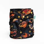 Kinder Cloth Diaper Co. Space and Sky: Essentials Pocket Cloth Diaper with Athletic Wicking Jersey, Grows with your Baby