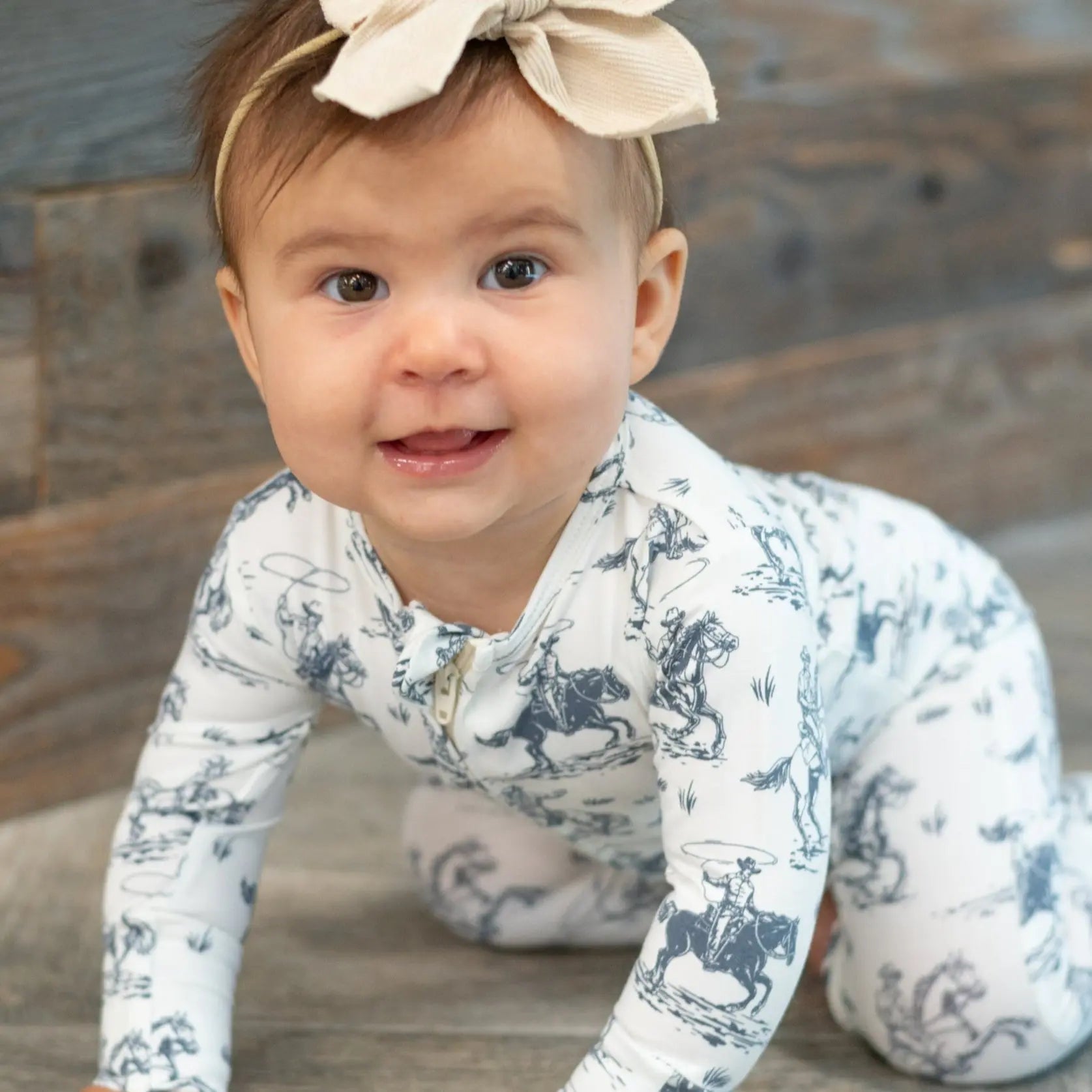 Sweet Bamboo Rip's Ranch Convertible Romper - 