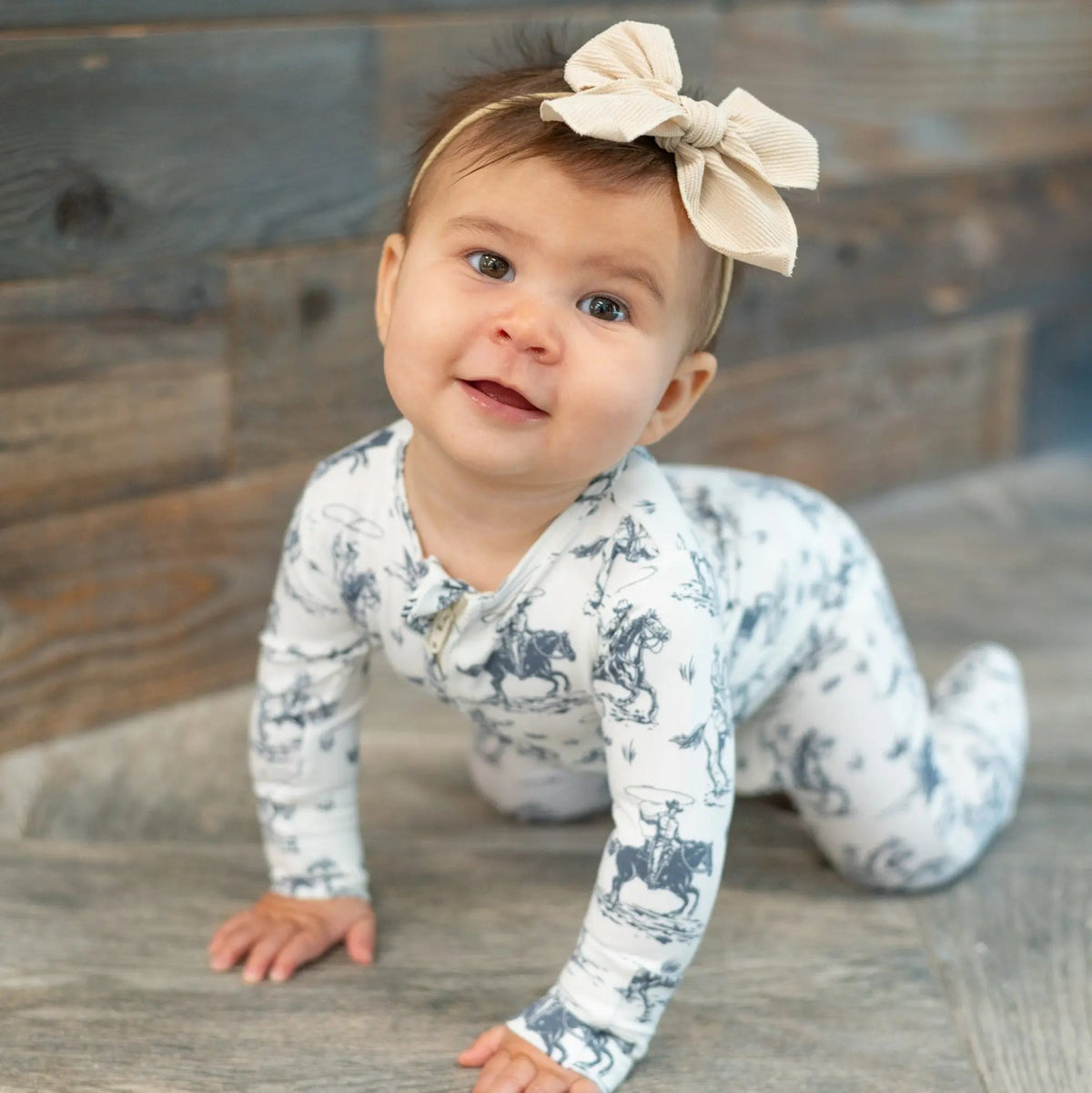 Sweet Bamboo Rip's Ranch Convertible Romper - 