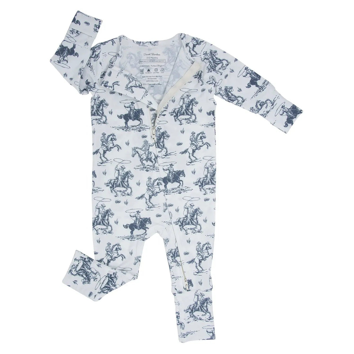 Sweet Bamboo Rip's Ranch Convertible Romper - 