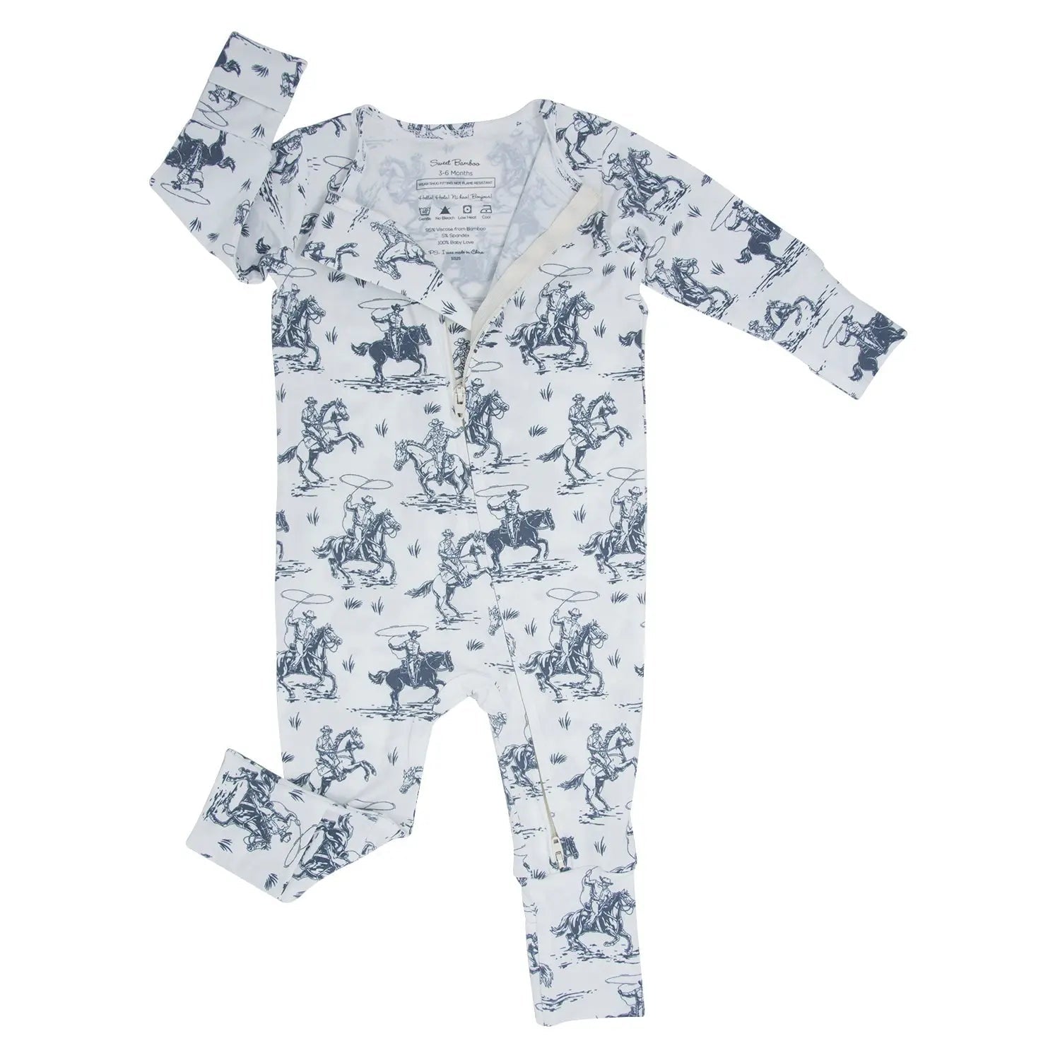 Sweet Bamboo Rip's Ranch Convertible Romper - 